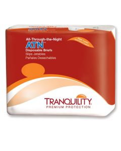 Tranquility ATN All-Thru-The-Night Disposable Adult Diaper Brief for Incontinence